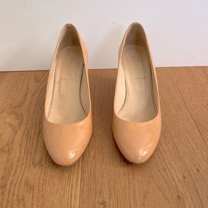 ❤️ Nude Colored J Crew Wedge Shoes